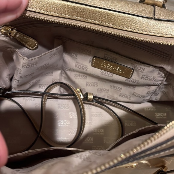 Gold Michael Kors Purse - Picture 7 of 7